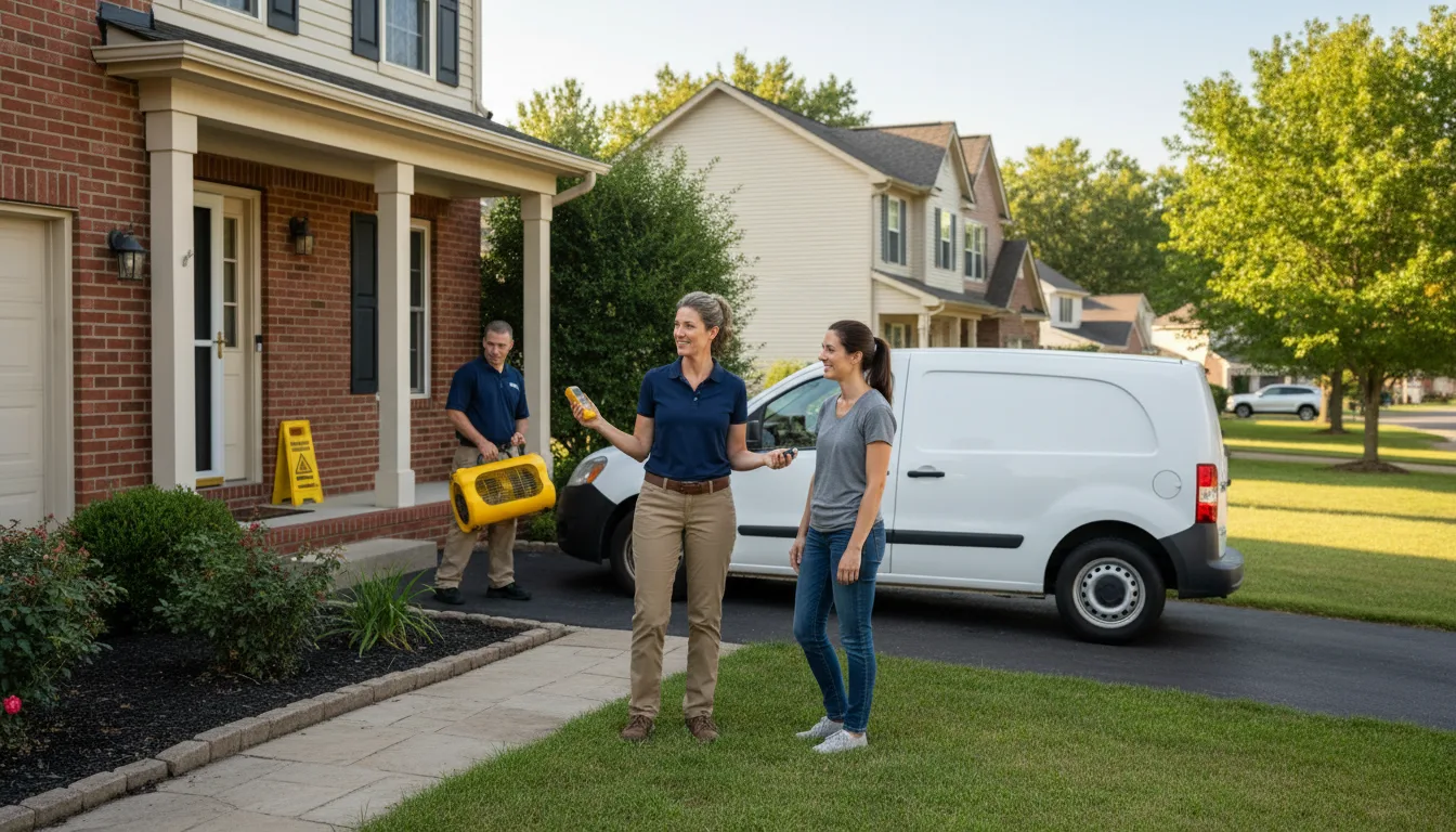 Water restoration image for Home Water Damage Repair in Akron, IN